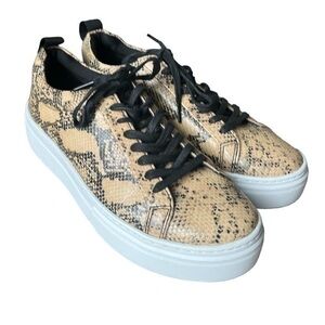 Vagabond Zoe Platform Sneakers 4827-208-87 SAND/BLACK size EU38/US7.